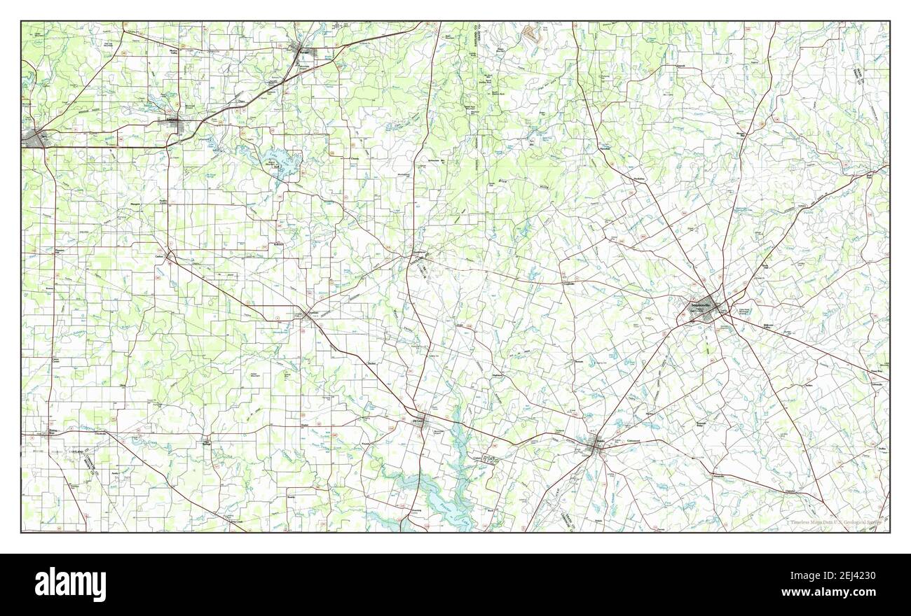 Stephenville, Texas, map 1985, 1100000, United States of America by