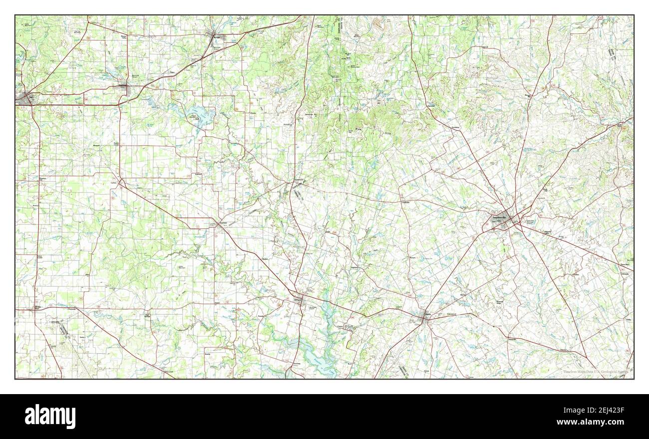 Stephenville, Texas, map 1985, 1100000, United States of America by