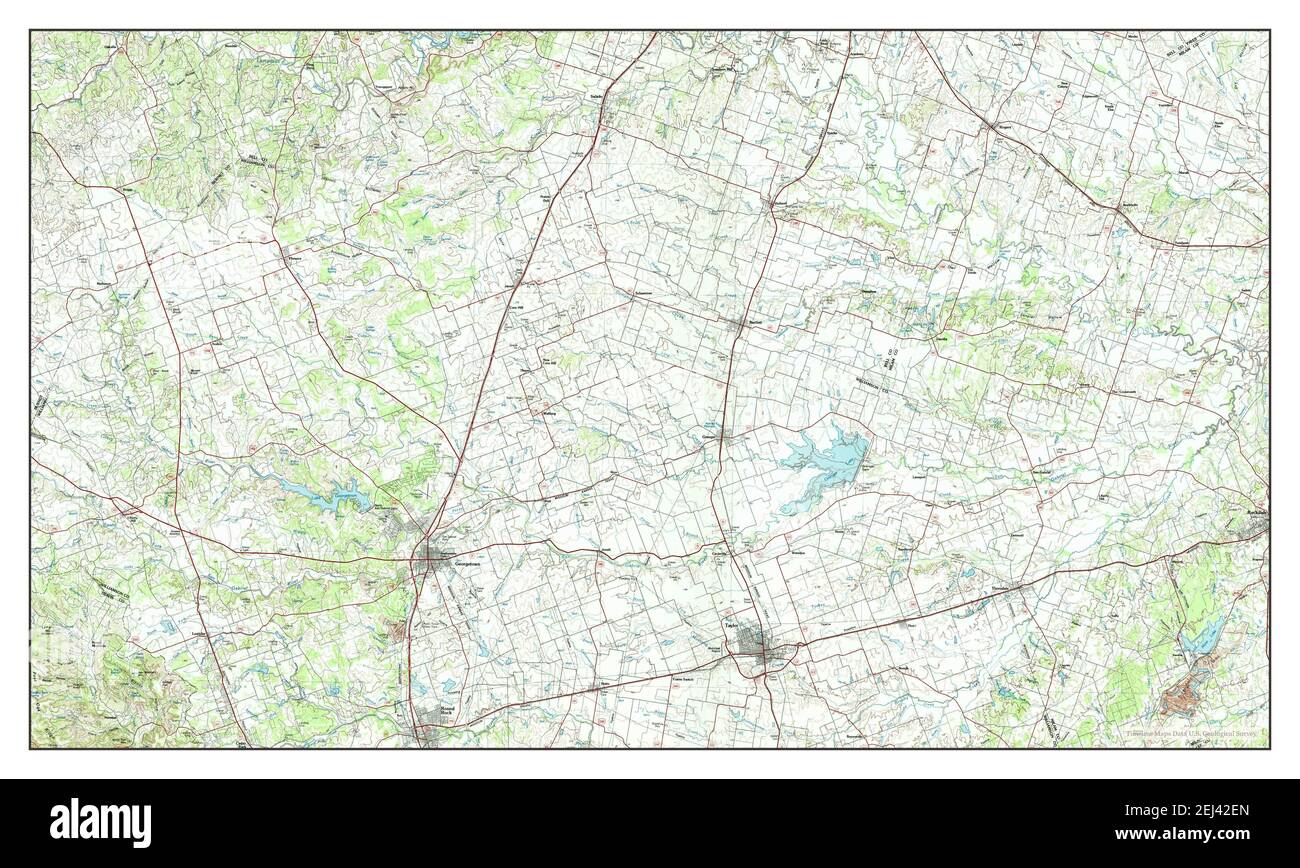 Taylor, Texas, map 1985, 1100000, United States of America by Timeless Maps, data U.S