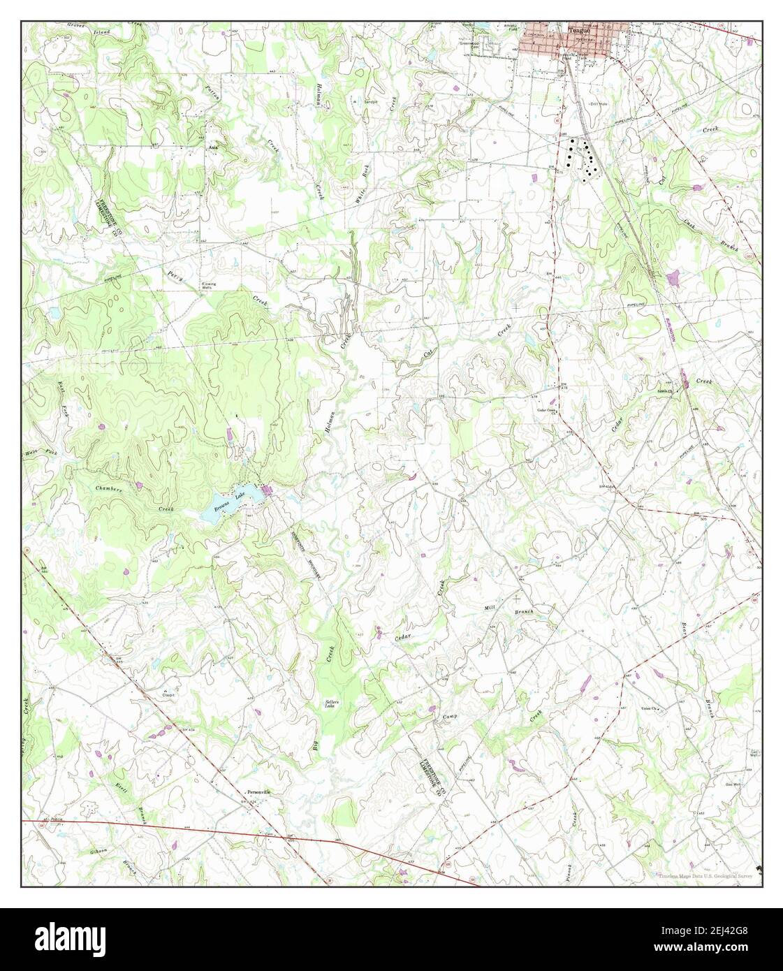 Teague texas map Cut Out Stock Images & Pictures Alamy