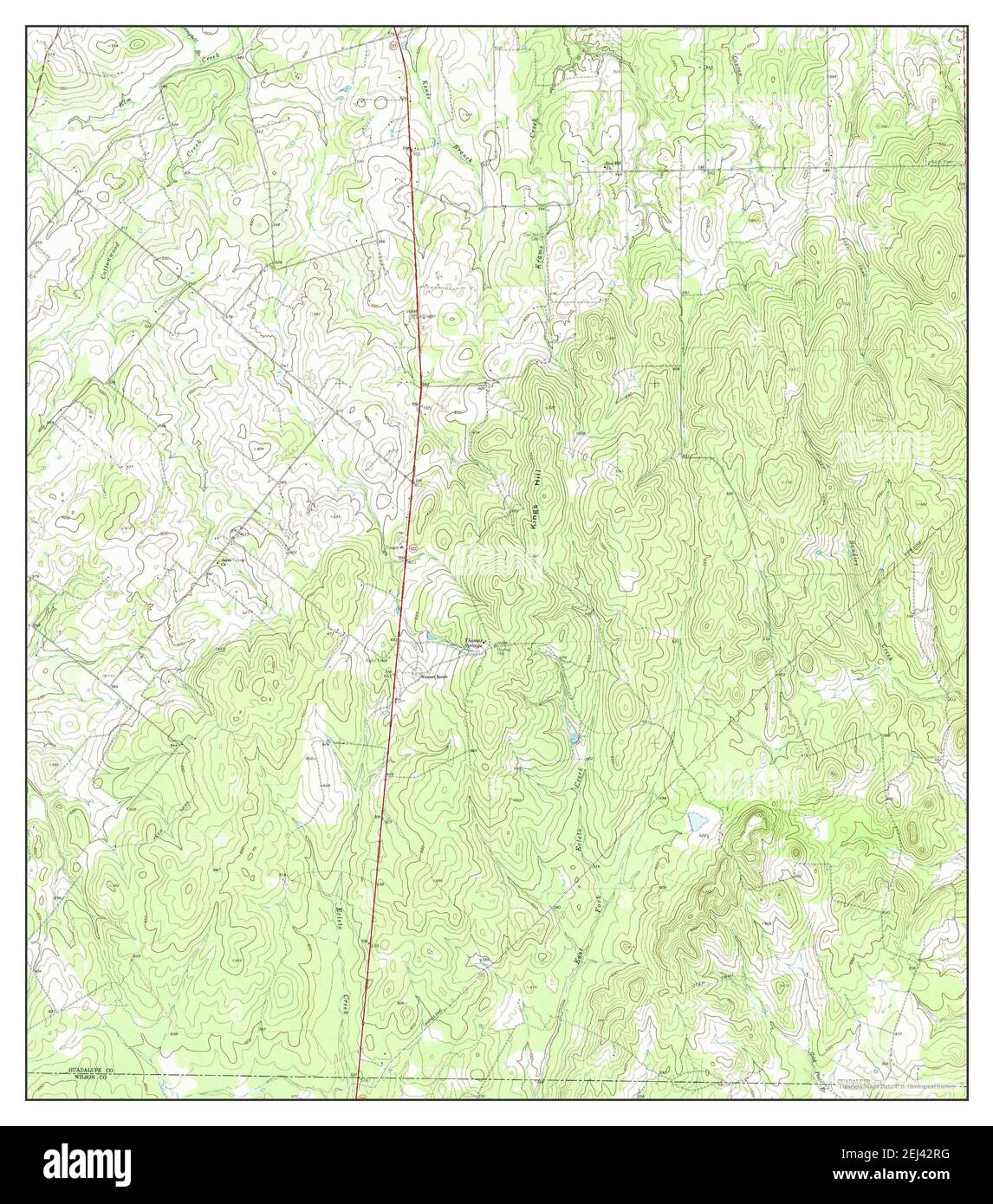 Thomas Springs, Texas, map 1961, 1:24000, United States of America by ...