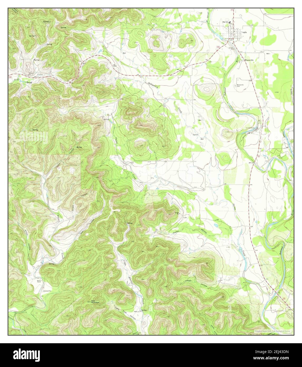 Utopia, Texas, map 1969, 1:24000, United States of America by Timeless 