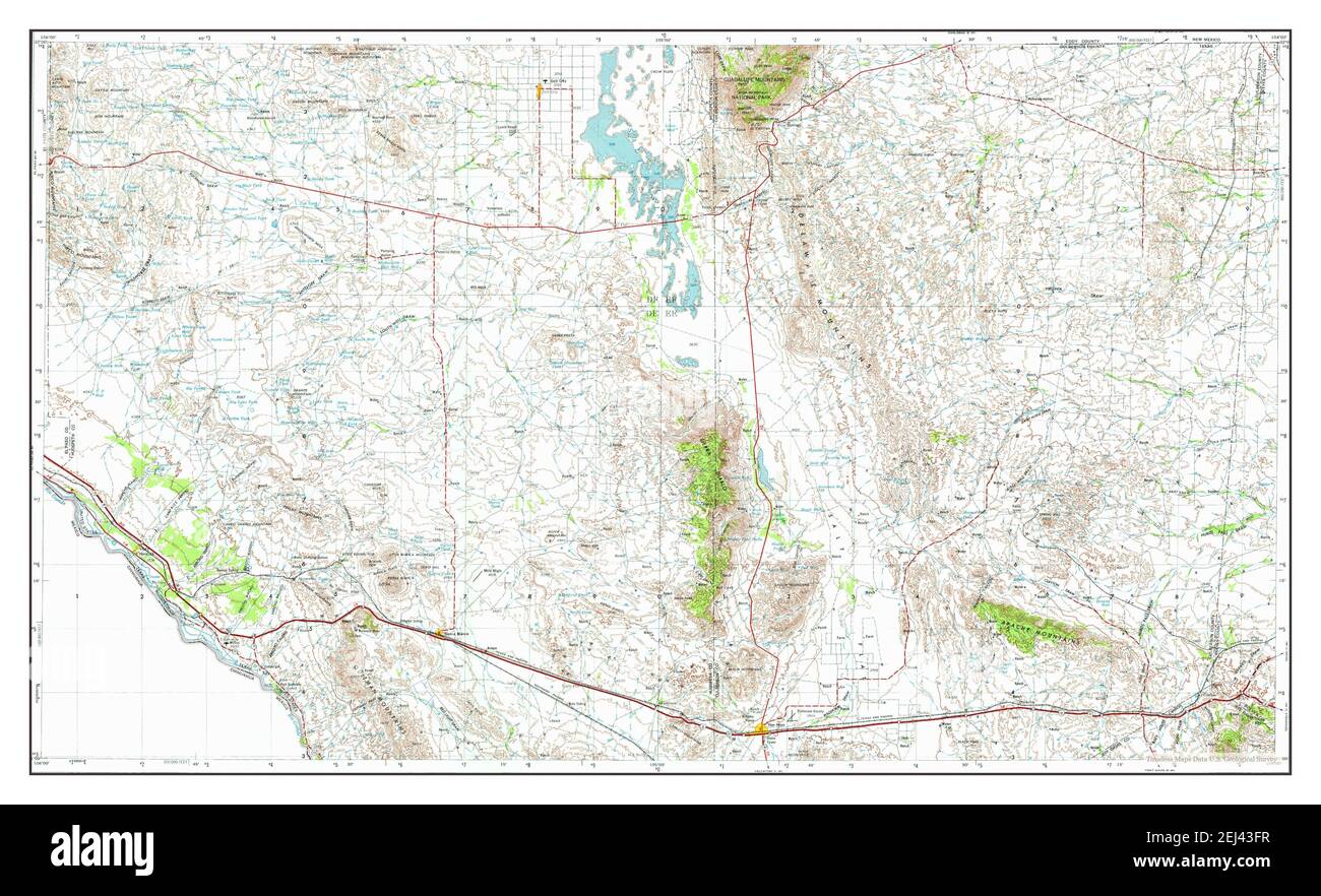 Van horn texas map Cut Out Stock Images & Pictures - Alamy