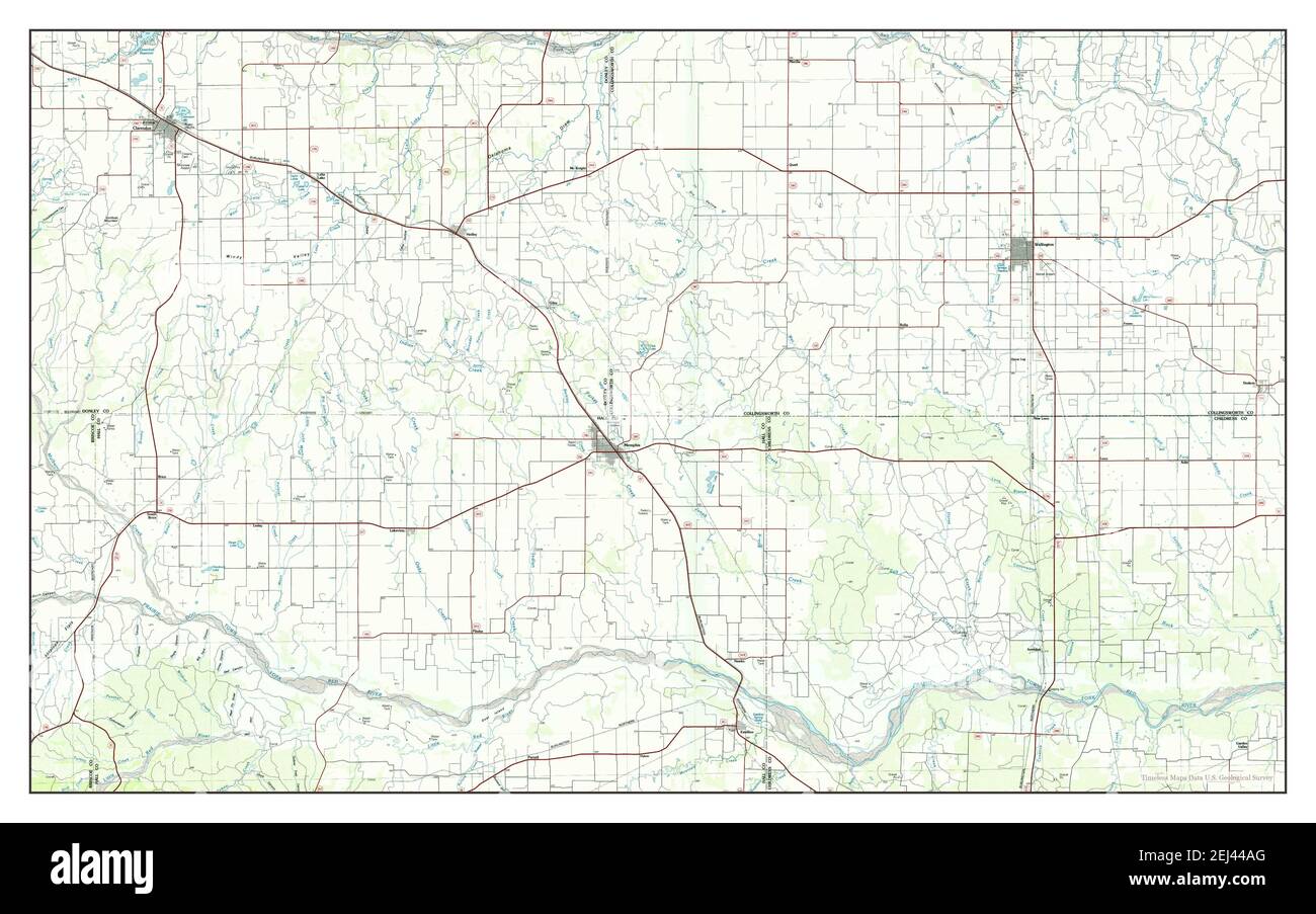 Wellington texas map hires stock photography and images Alamy