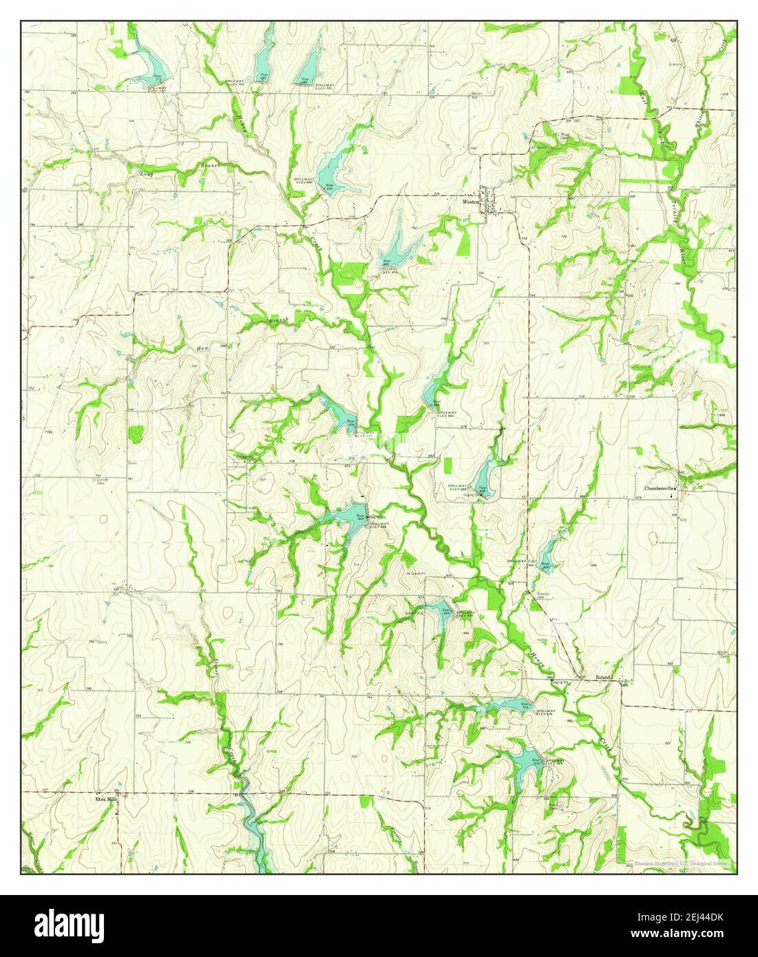 Weston, Texas, map 1961, 124000, United States of America by Timeless Maps, data U.S