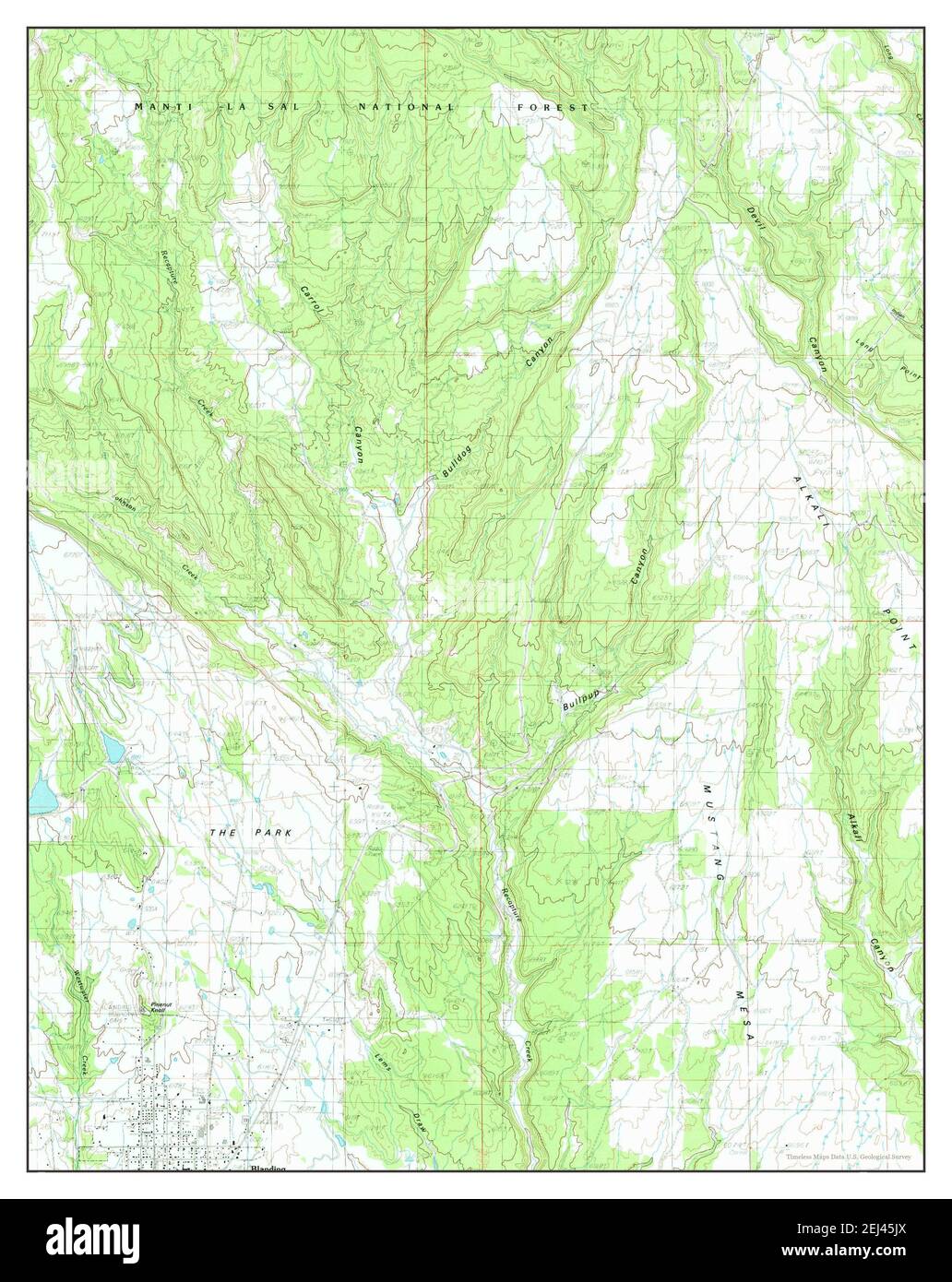 Map of blanding utah hires stock photography and images Alamy