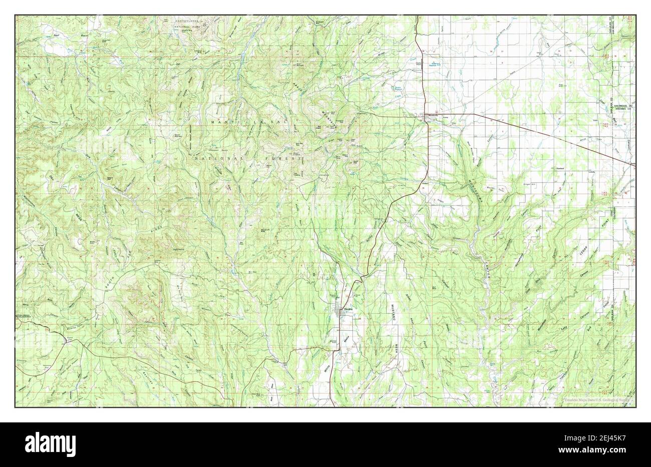 Map of blanding utah hires stock photography and images Alamy