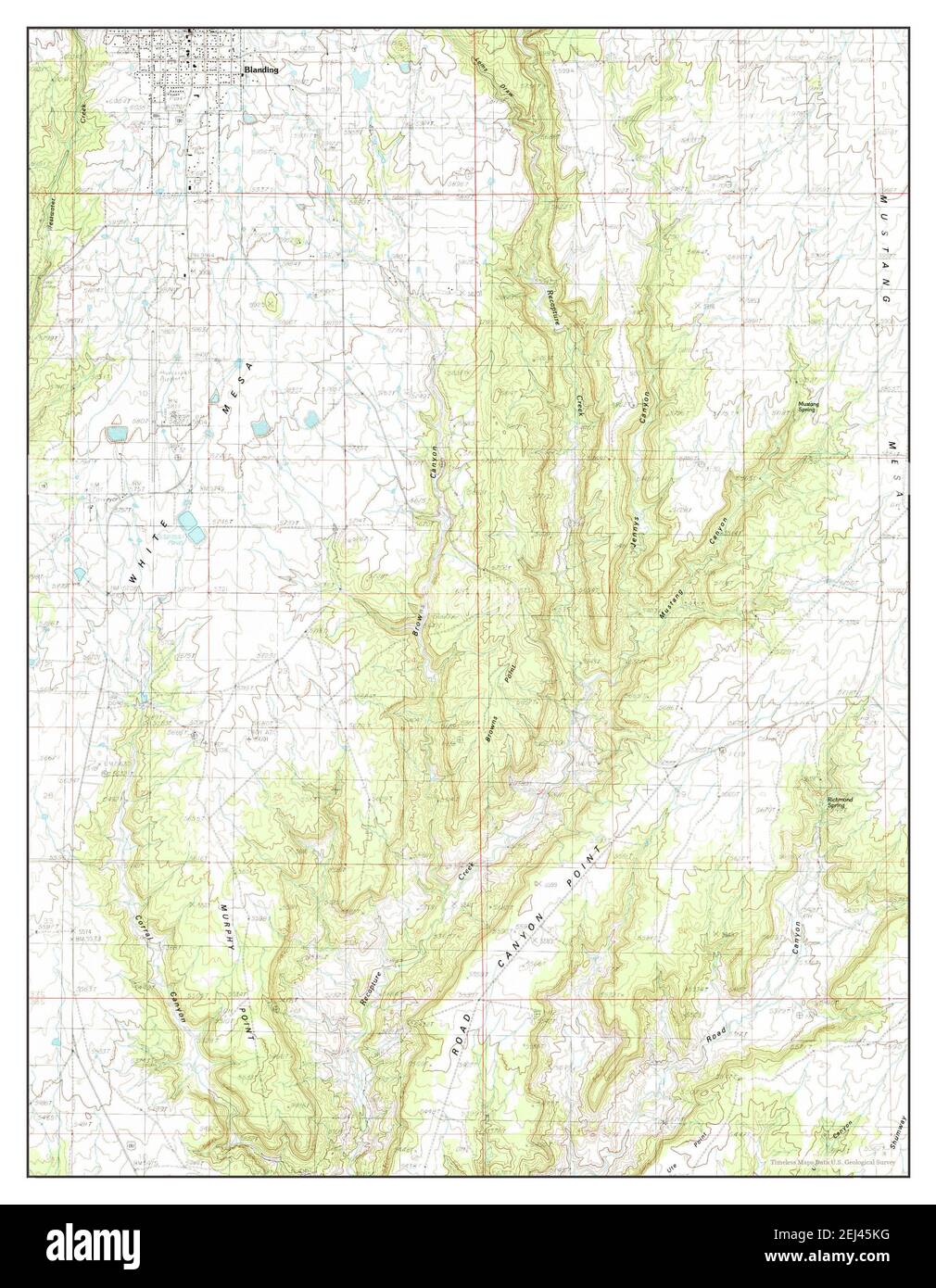 Map of blanding utah hires stock photography and images Alamy