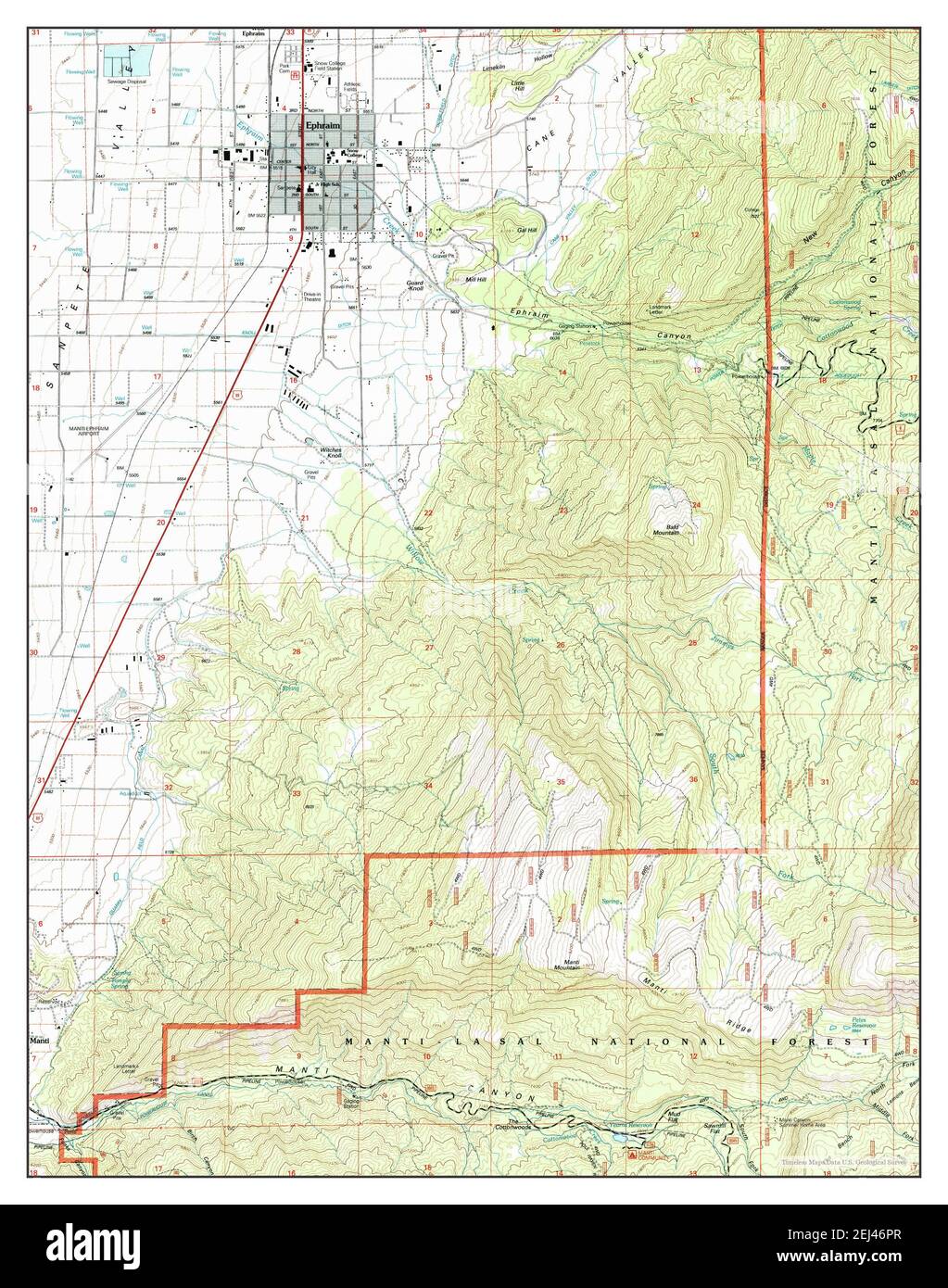 Map of ephraim hires stock photography and images Alamy