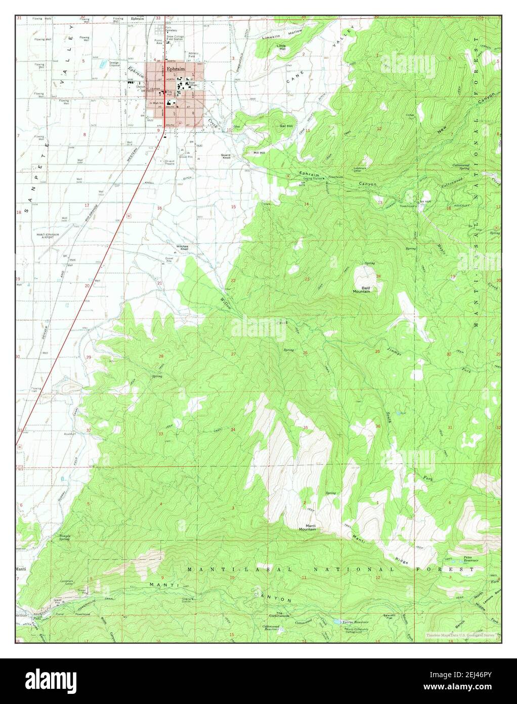 Map of ephraim hires stock photography and images Alamy