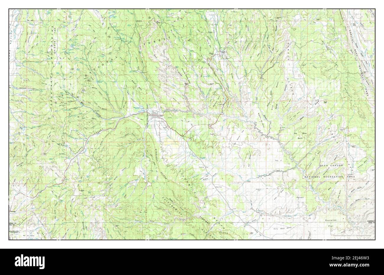 Map of escalante hires stock photography and images Alamy