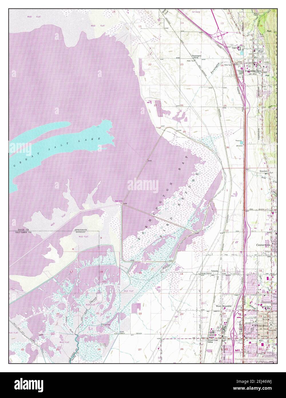 Map of farmington utah Cut Out Stock Images & Pictures Alamy