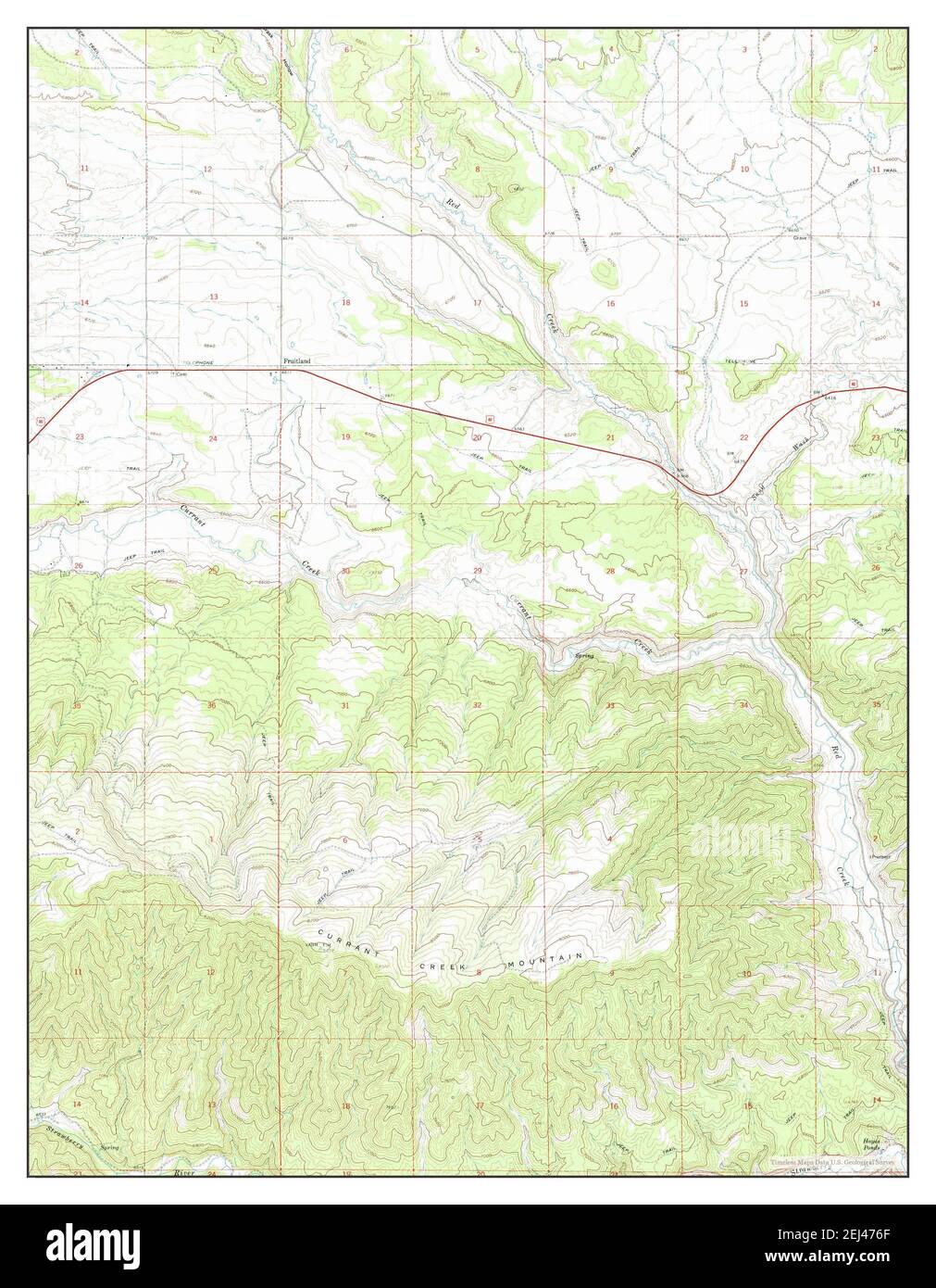 Map of fruitland hires stock photography and images Alamy