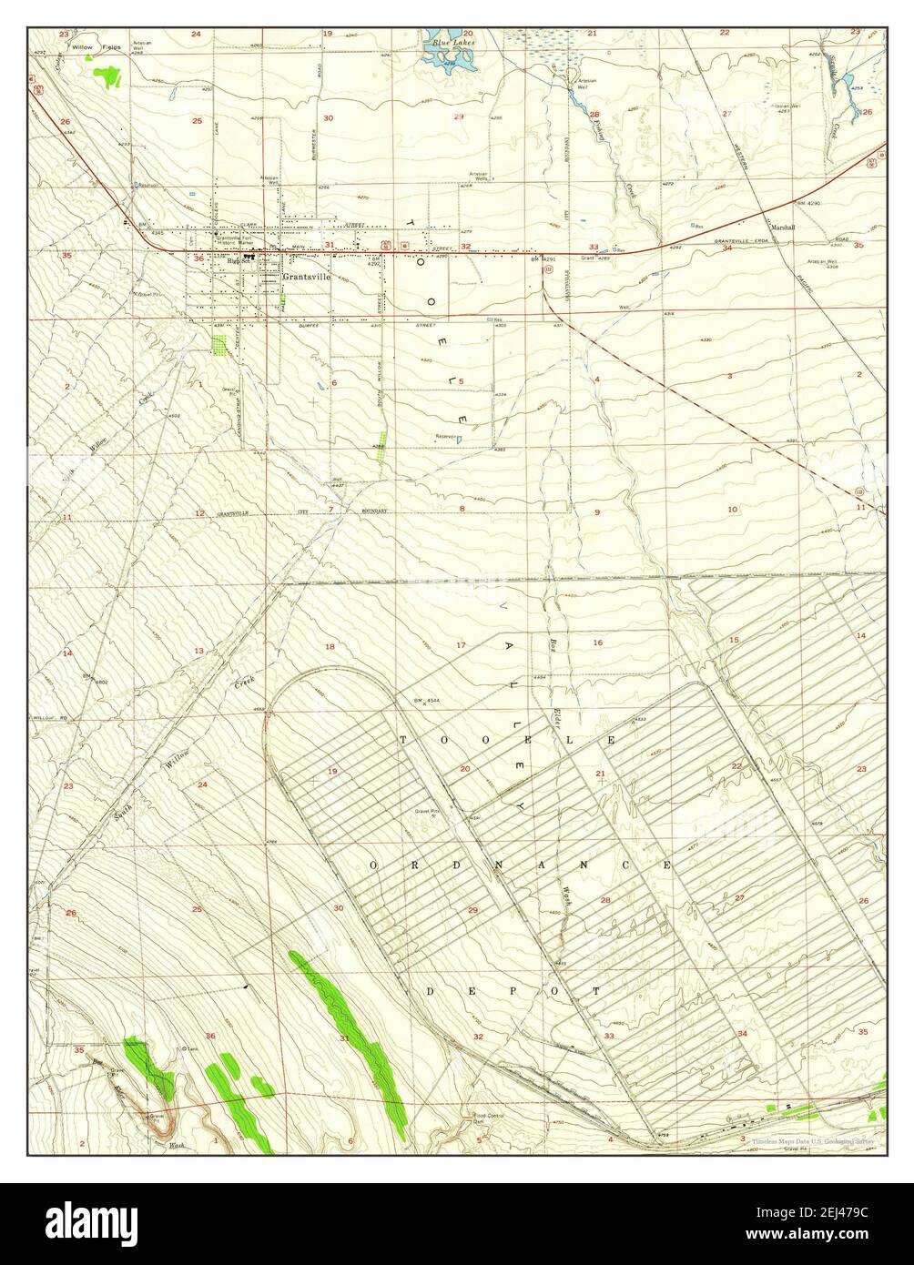 Map of grantsville hires stock photography and images Alamy