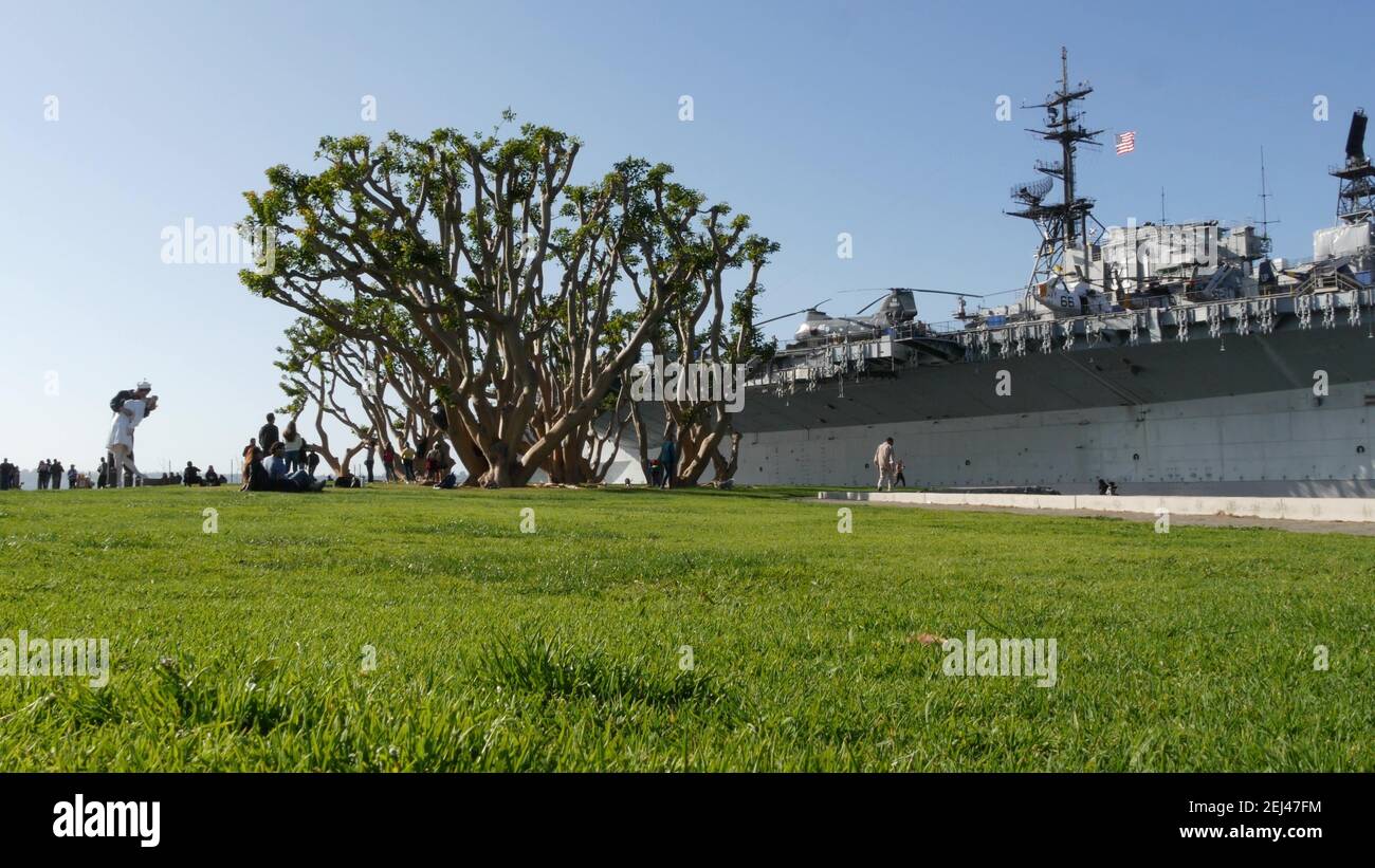 SAN DIEGO, CALIFORNIA USA 23 FEB 2020 Unconditional Surrender Statue