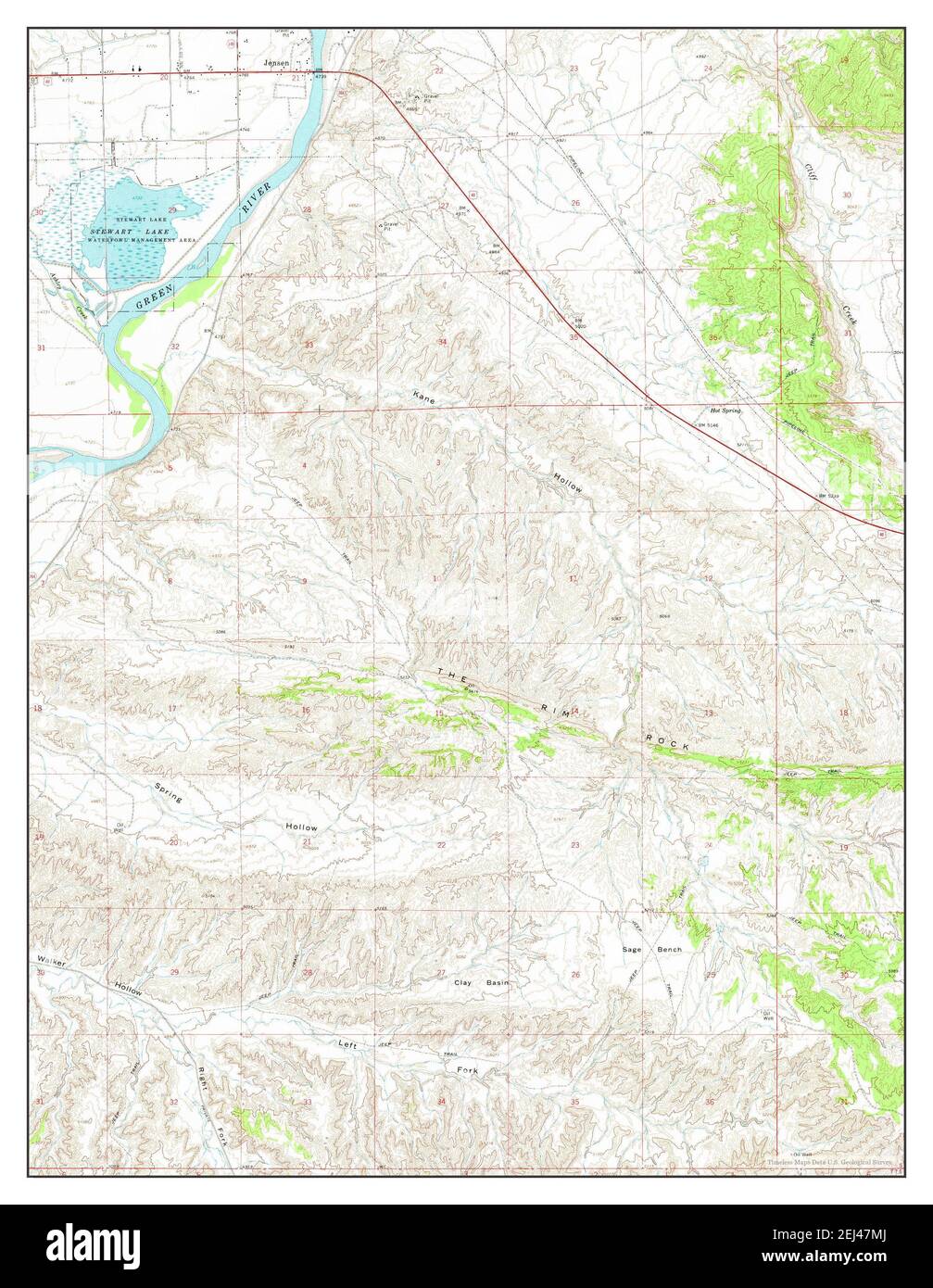 Jensen utah map Cut Out Stock Images & Pictures Alamy