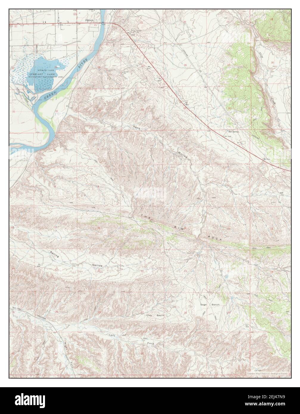 Jensen utah map Cut Out Stock Images & Pictures Alamy