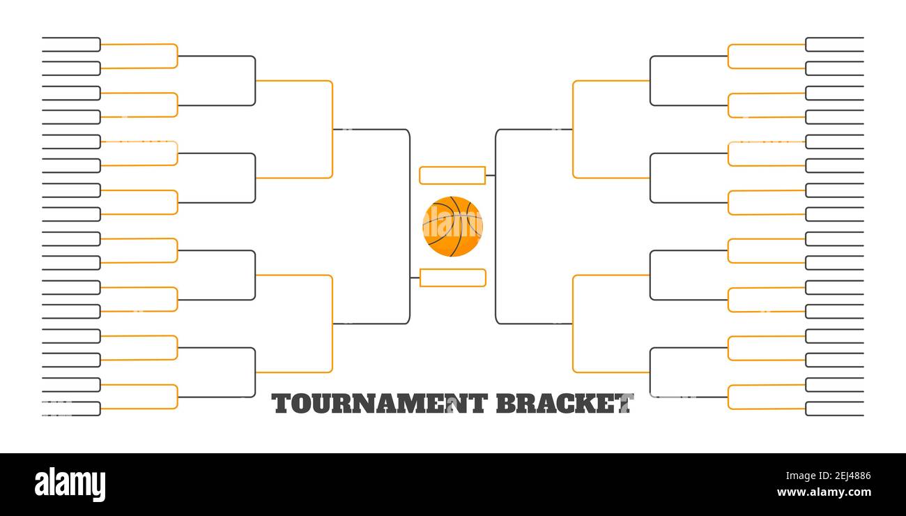 64-team-tournament-bracket-championship-template-flat-style-design