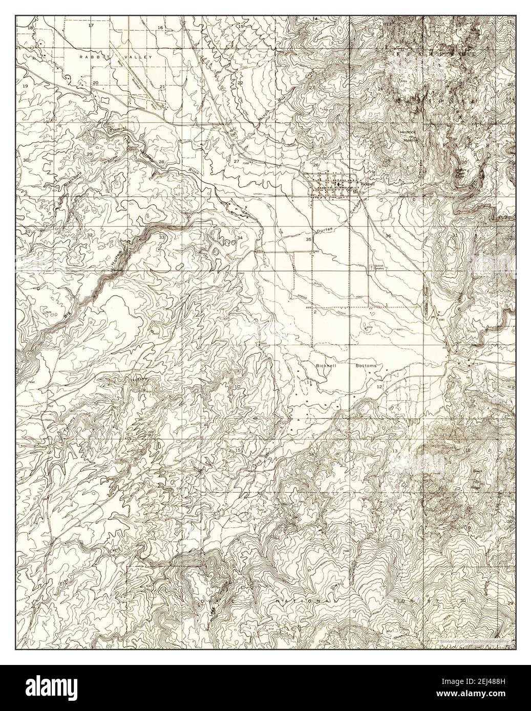 Loa utah map Cut Out Stock Images & Pictures Alamy