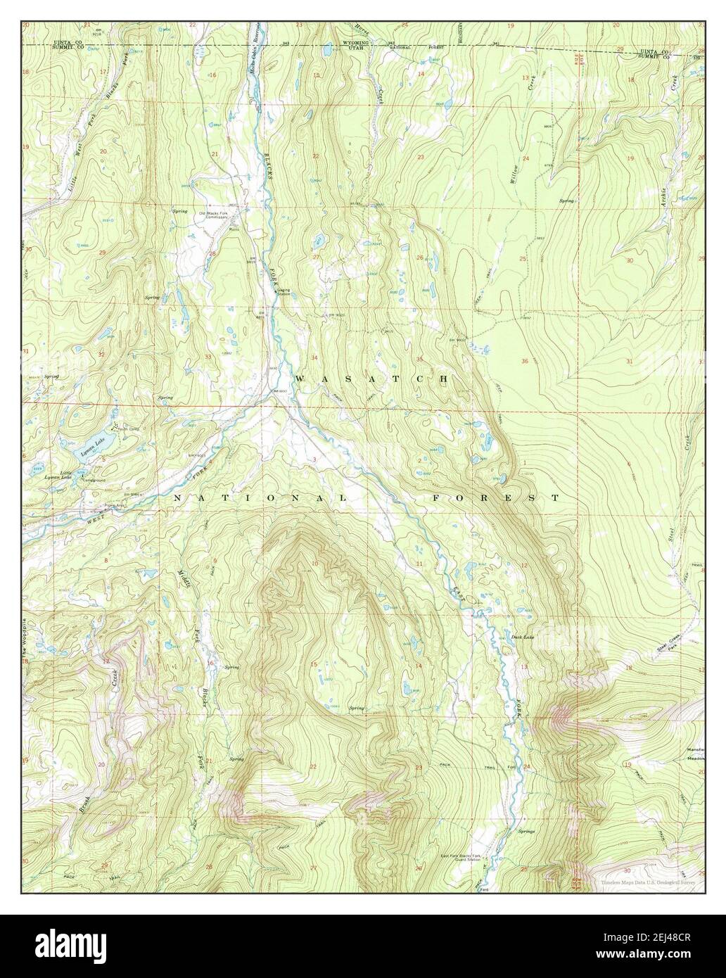 Map of lyman hires stock photography and images Alamy