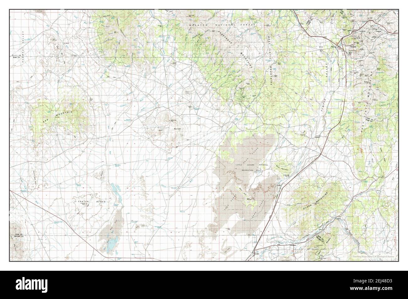 Map of lynndyl utah hi-res stock photography and images - Alamy