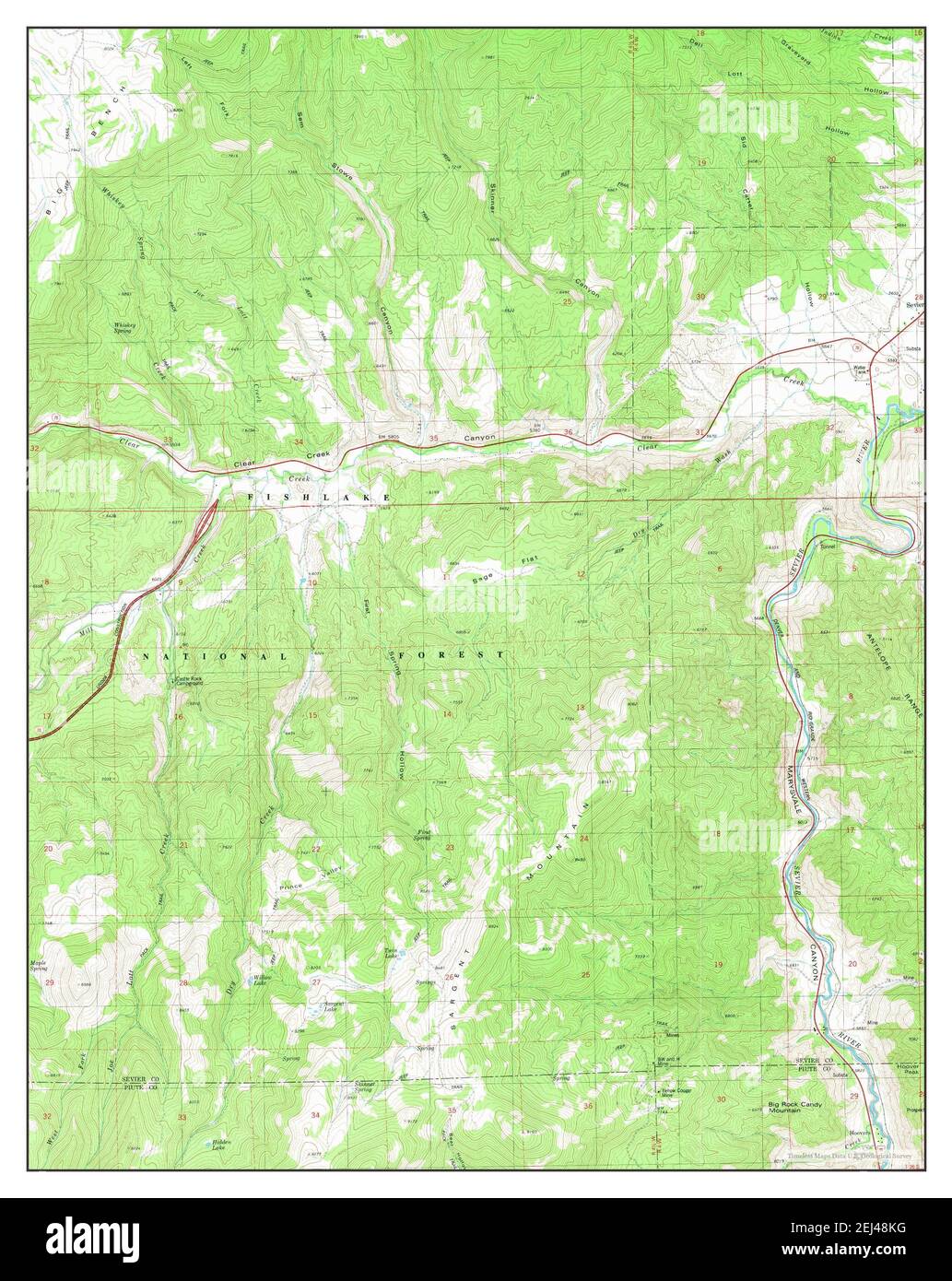 Map of marysvale utah hires stock photography and images Alamy