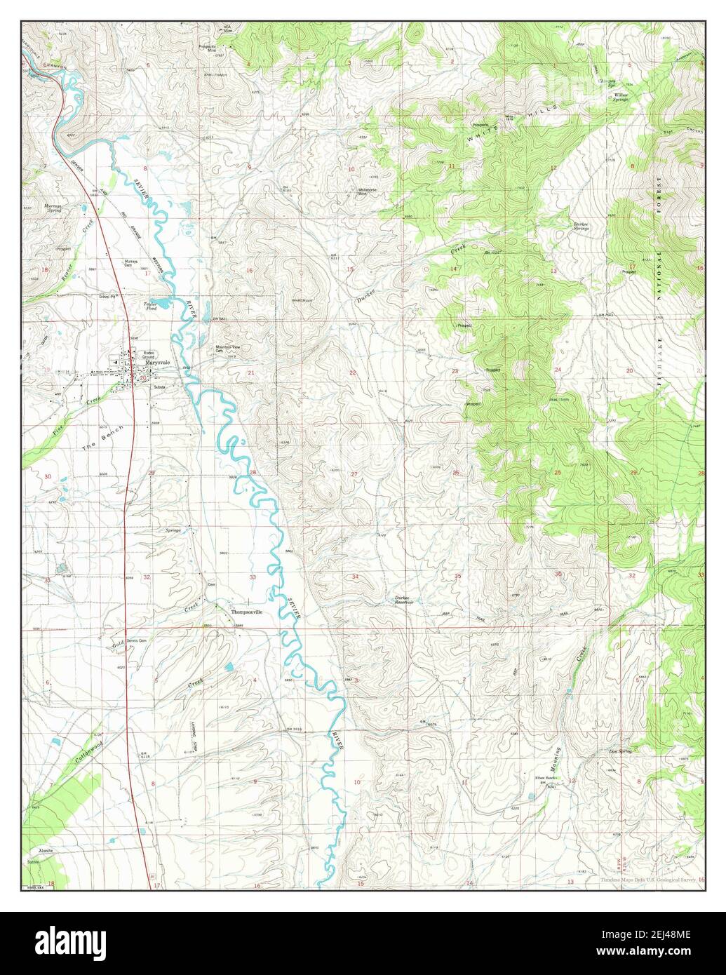 Map of marysvale utah hires stock photography and images Alamy