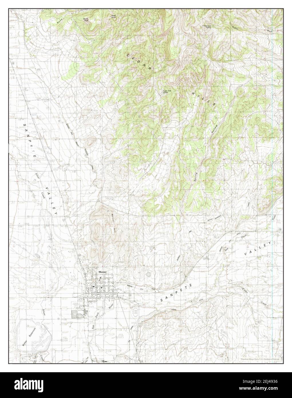 Map of moroni utah hires stock photography and images Alamy