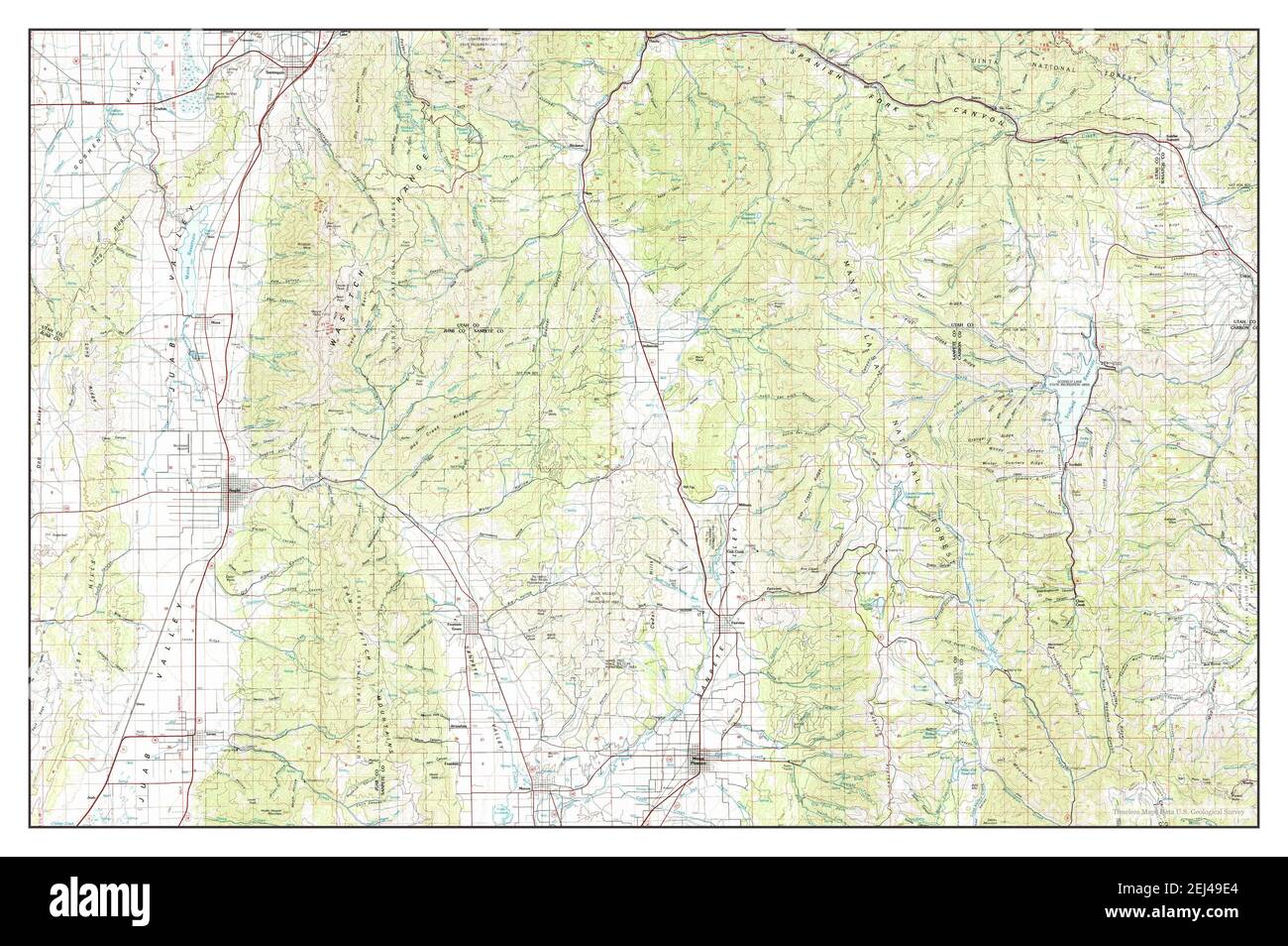 Map of nephi hires stock photography and images Alamy