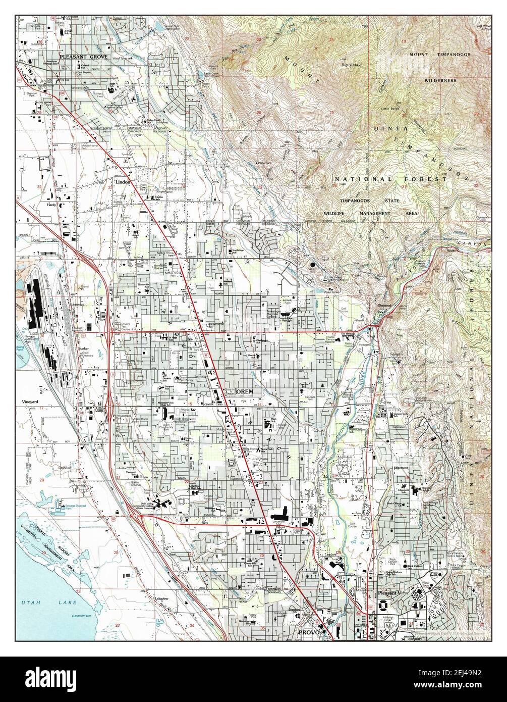 Orem Utah Map Cut Out Stock Images And Pictures Alamy 3060