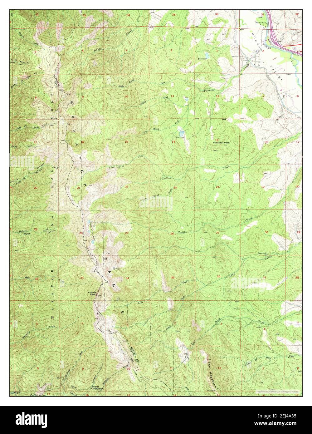 Peterson map hires stock photography and images Alamy