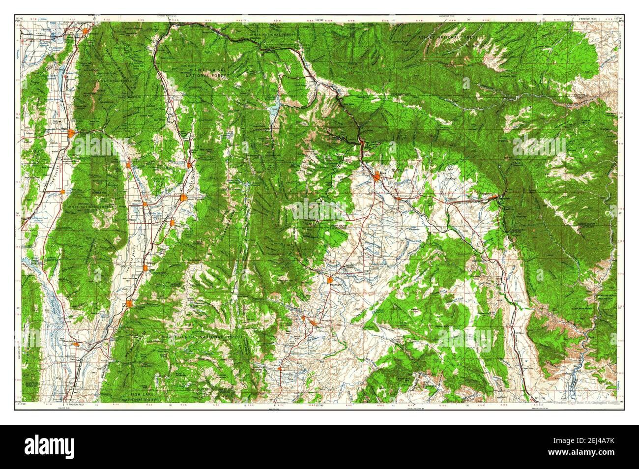 Map of price utah Cut Out Stock Images & Pictures Alamy