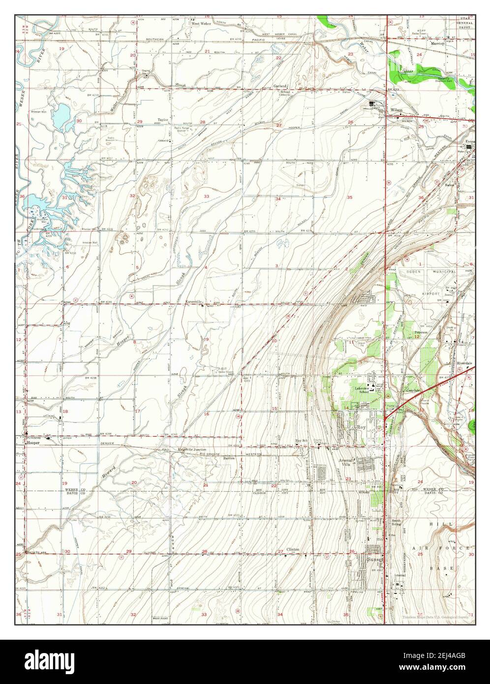 Map of roy utah Cut Out Stock Images & Pictures Alamy