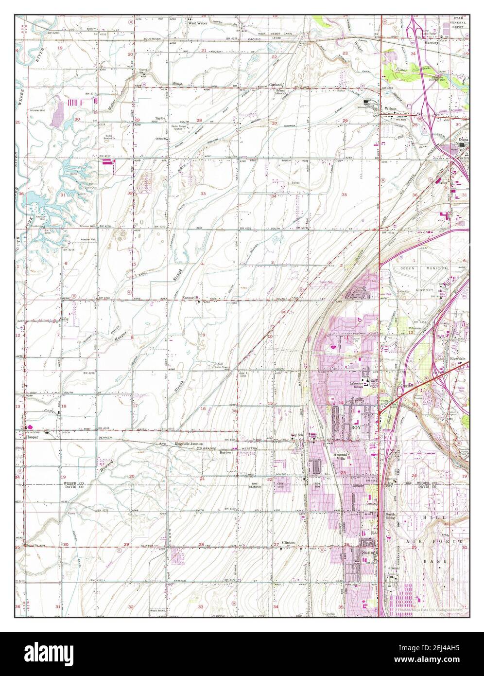 Map of roy utah hires stock photography and images Alamy
