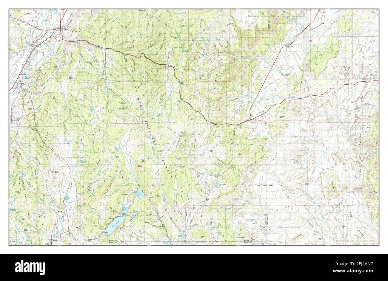 Salina, Utah, map 1980, 1100000, United States of America by Timeless