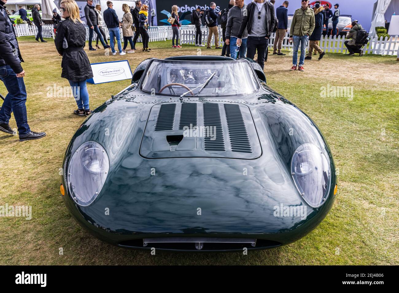 Building The Legend - Jaguar XJ13 Le Mans Prototype on show at the Concours d’Elegance held at Blenheim Palace on the 26 September 2020 Stock Photo