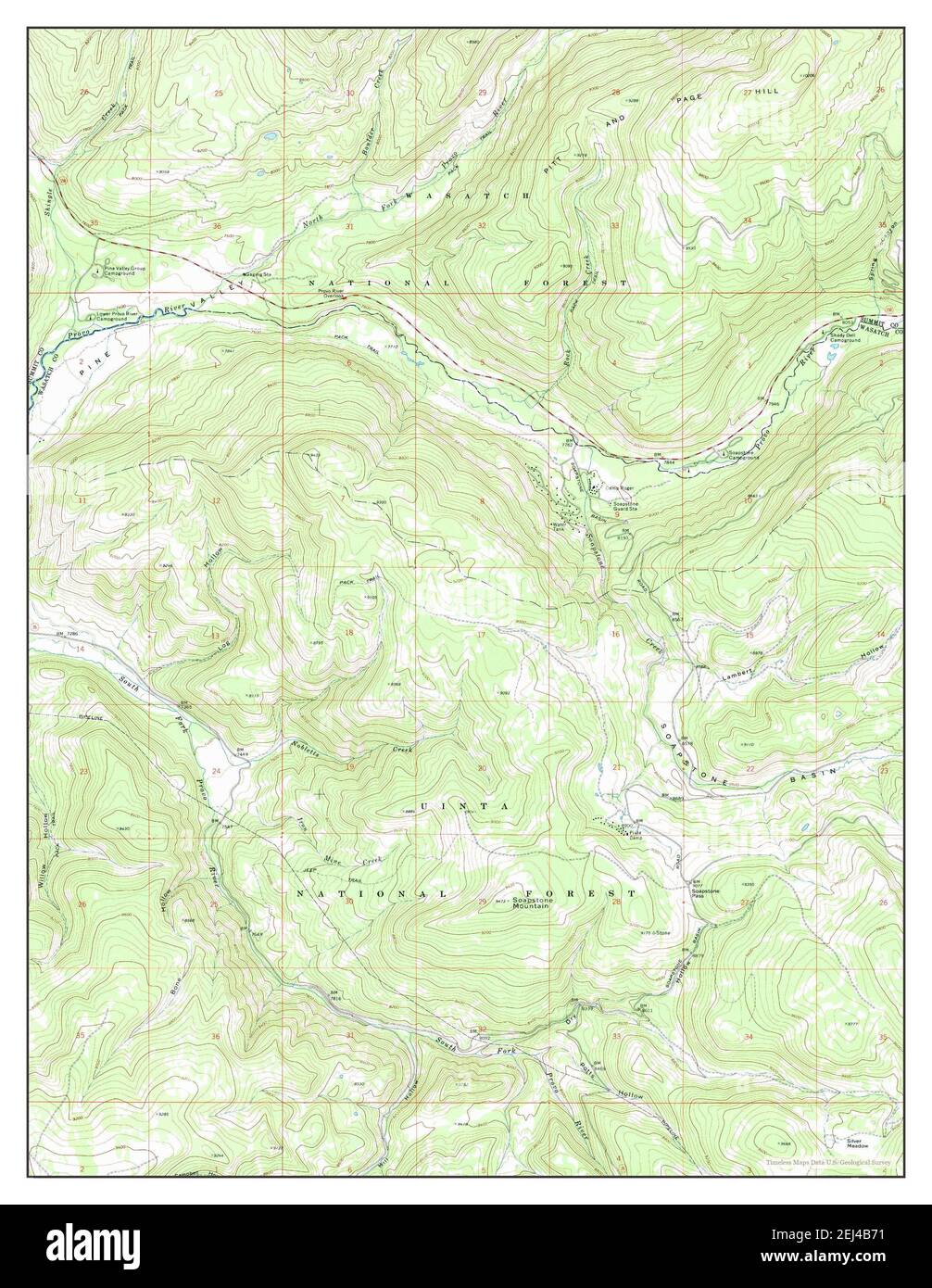 Soapstone Basin, Utah, map 1972, 124000, United States of America by