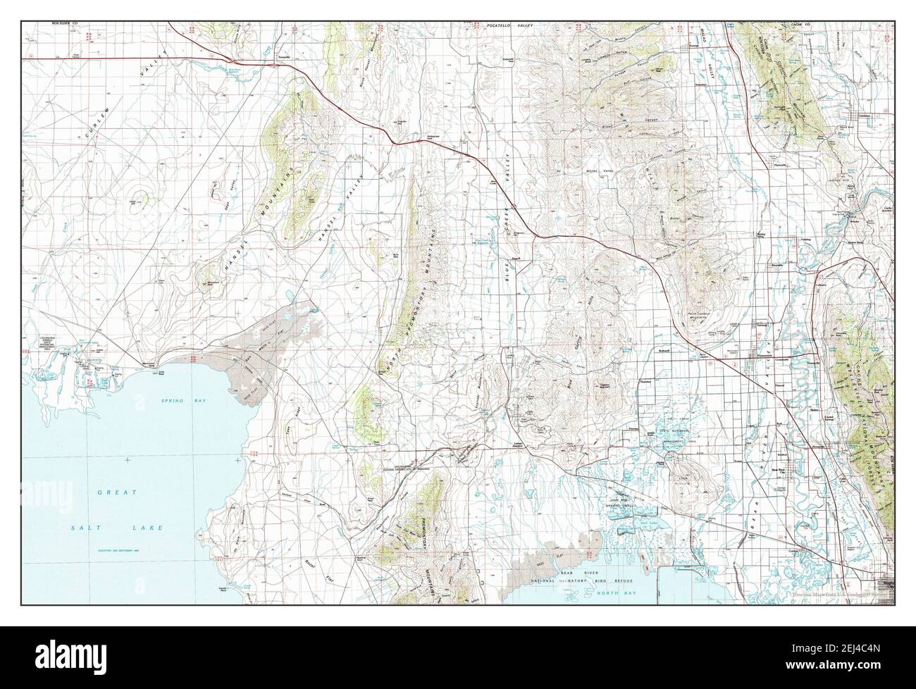 Map of tremonton utah Cut Out Stock Images & Pictures Alamy