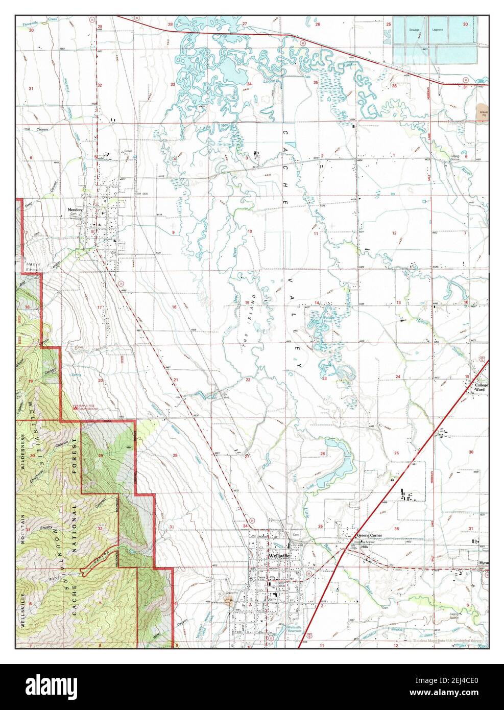 Map of wellsville hires stock photography and images Alamy