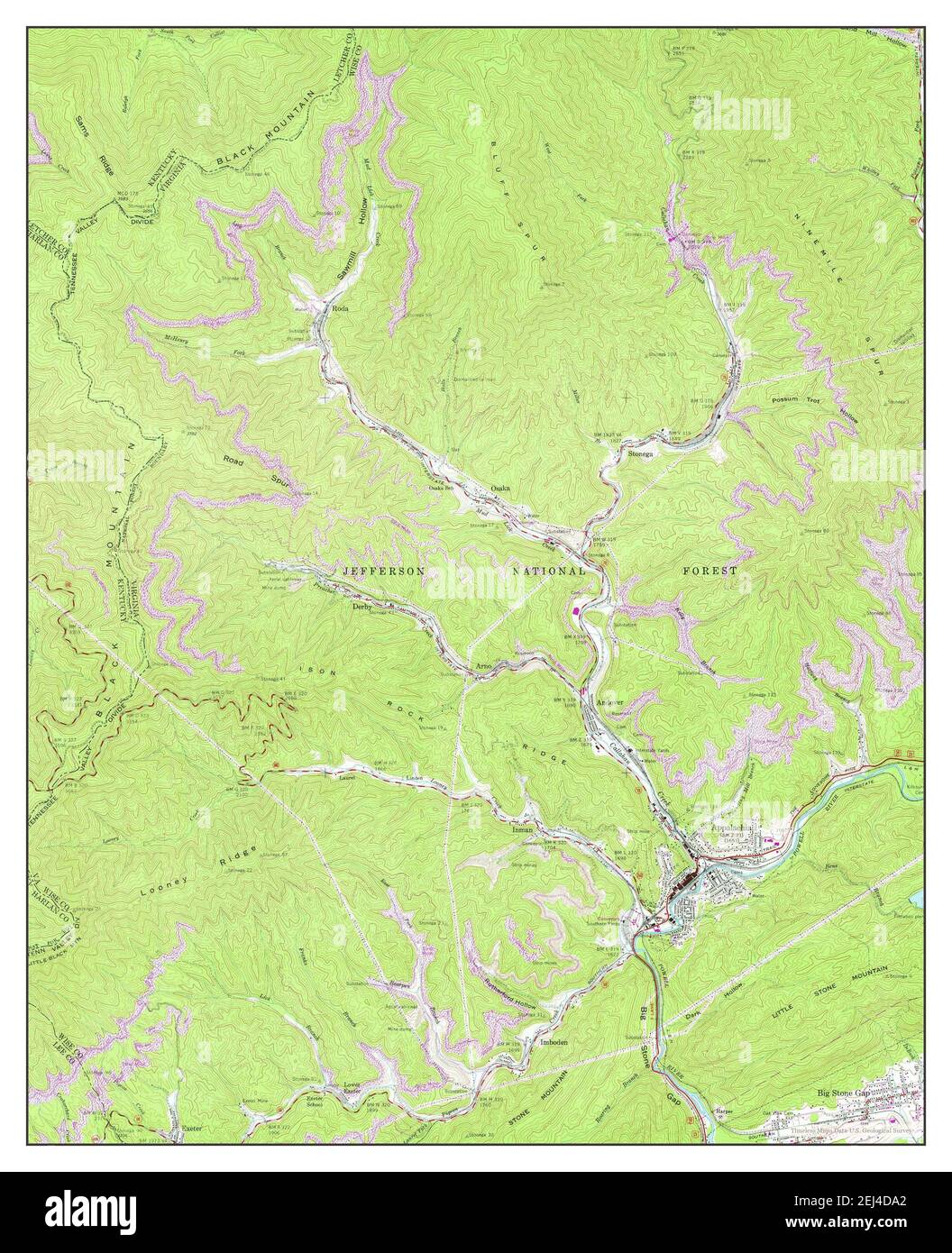 Geography of appalachia hires stock photography and images Alamy