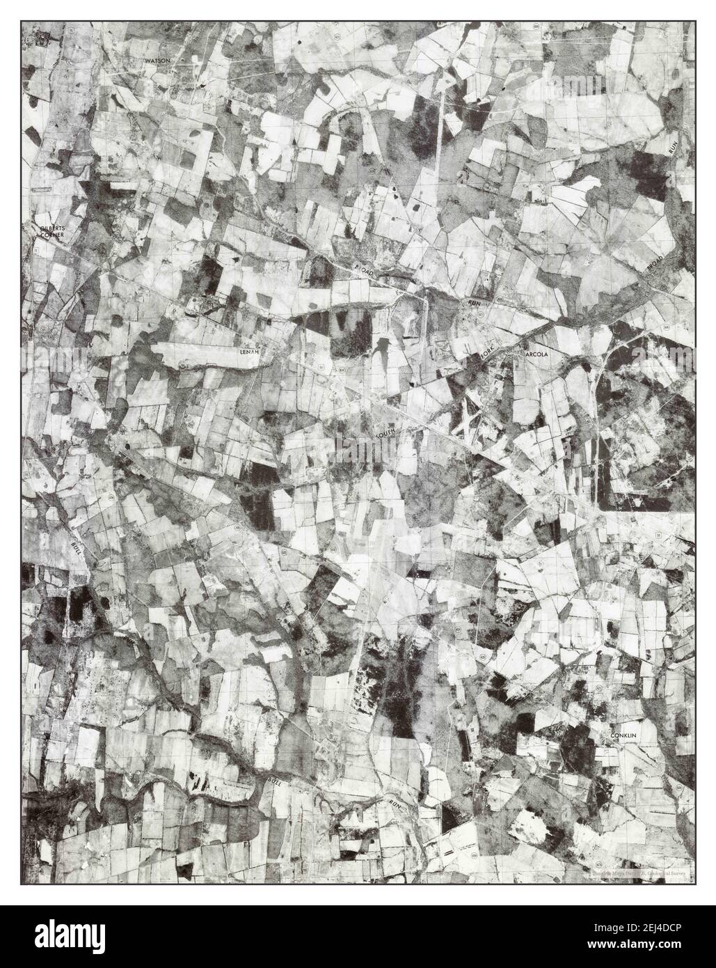 Arcola, Virginia, map 1977, 124000, United States of America by