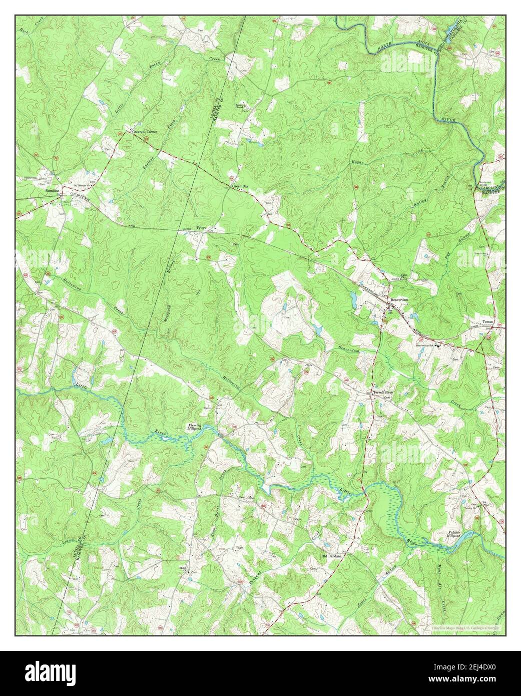 Beaverdam map hires stock photography and images Alamy