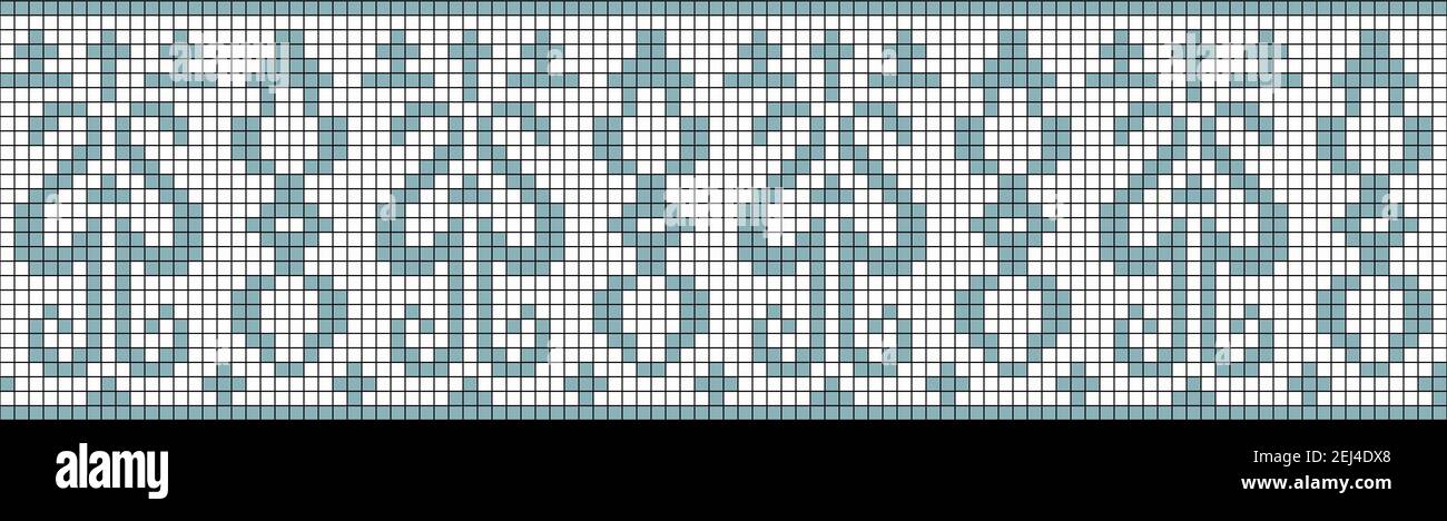 Vector abstract decorative pixel art illustration Stock Vector Image ...