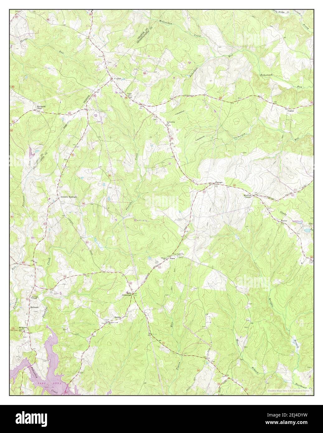 Belmont, Virginia, map 1966, 124000, United States of America by Timeless Maps, data U.S