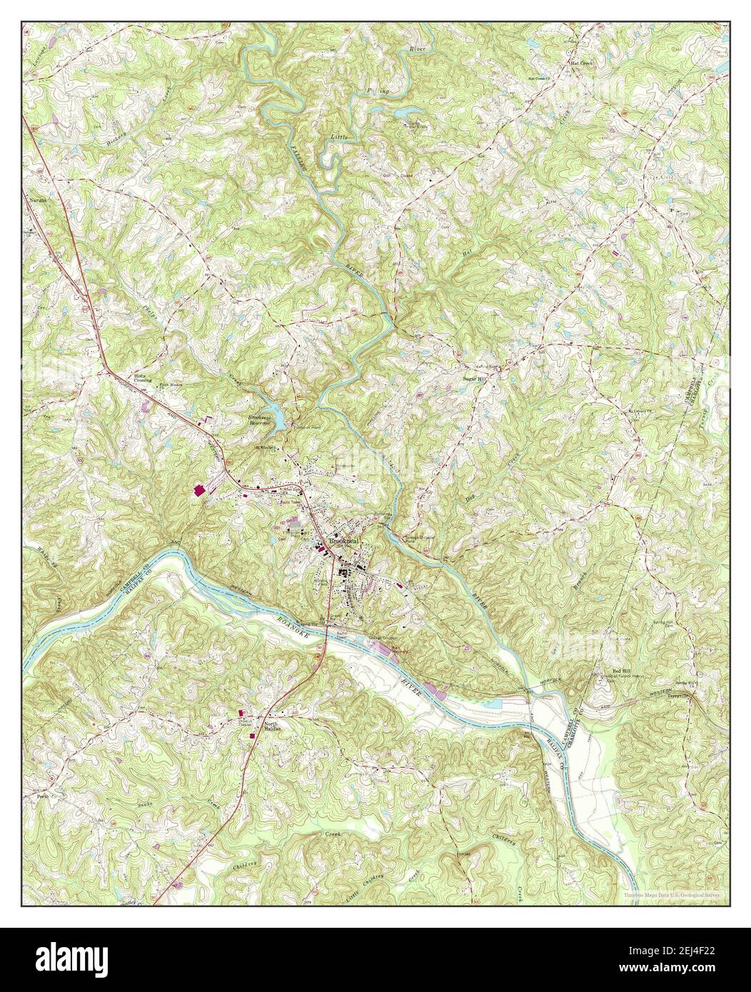 Brookneal virginia map Cut Out Stock Images & Pictures Alamy