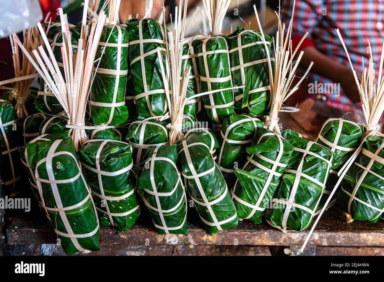 Betle nut for sale, Myitkyina, Kachin state, Myanmar Stock Photo