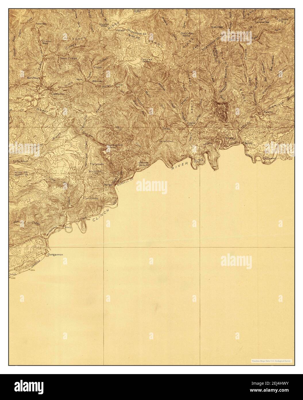 Map of coeburn virginia hires stock photography and images Alamy
