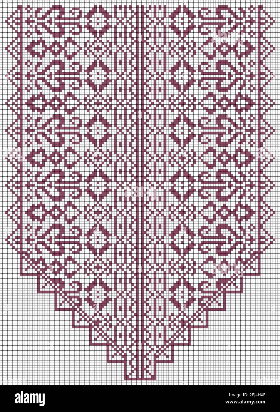 Vector abstract decorative pixel art illustration Stock Vector Image ...