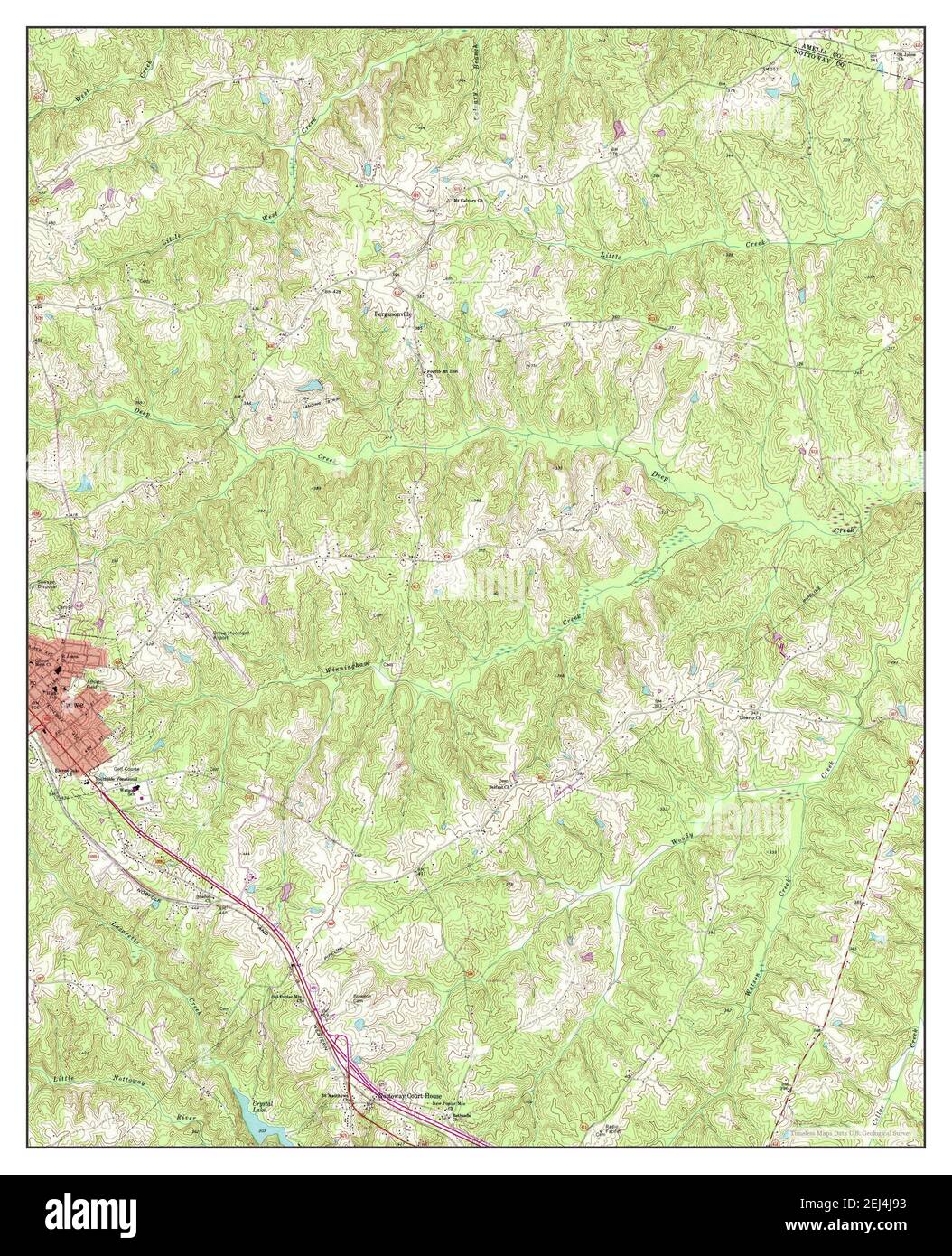Crewe virginia map Cut Out Stock Images & Pictures Alamy