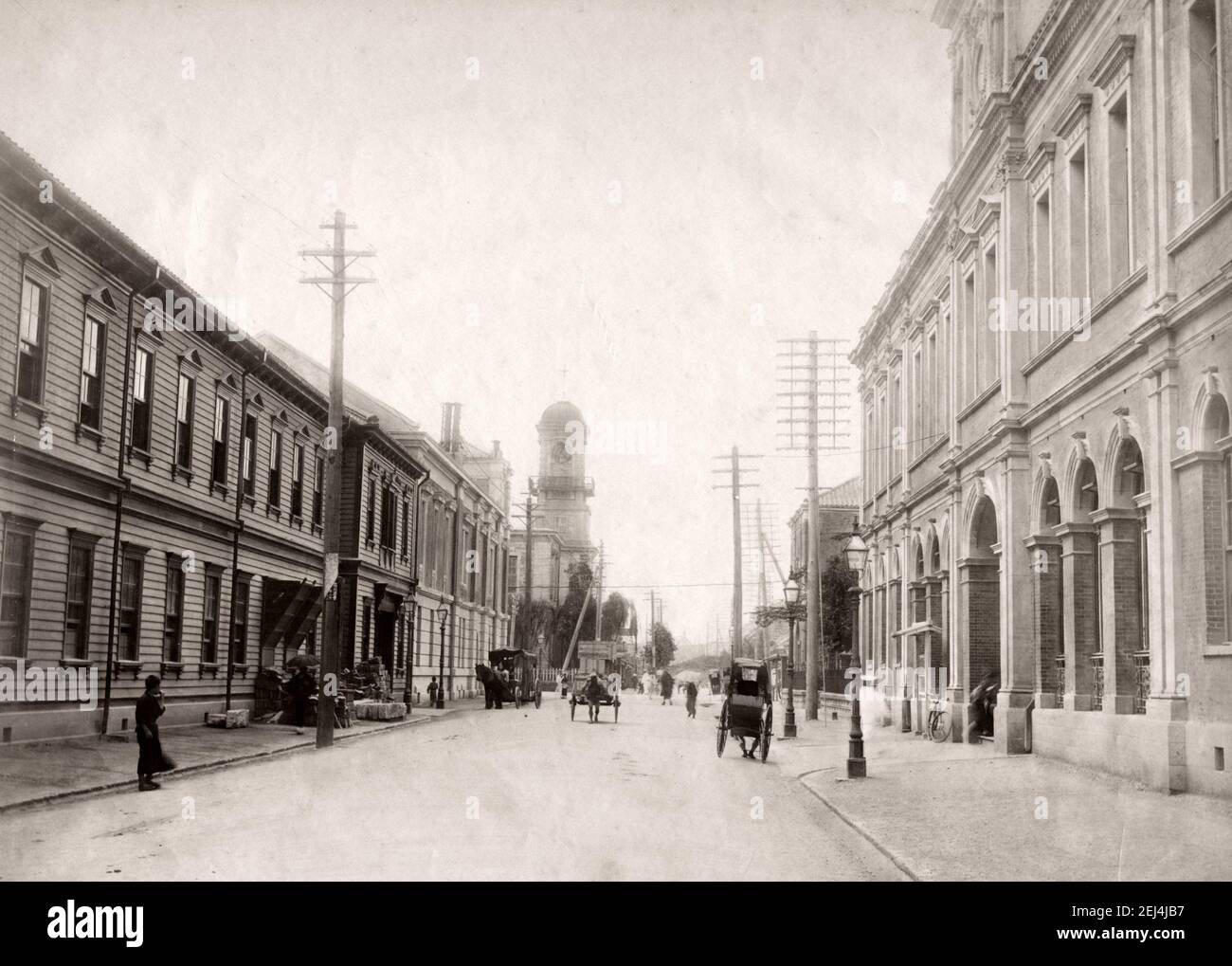 street-in-yokohama-japan-c1890 street-in-yokohama-japan-c1890